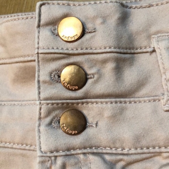 Refuge by Charlotte Russe High Rise Skinny Pastel Pink Stretch Jeans - Picture 3 of 4